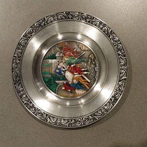 🛒$3 with bundle Vintage Frieling Zinn Germany 95% Plate Wall Decor